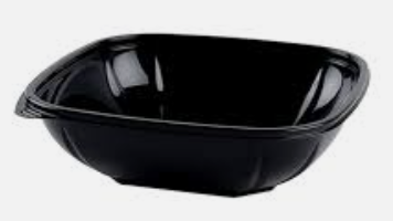 Pulp Safe Round Clear Plastic Flat Lid - Fits 32 oz Bagasse Salad Bowl -  100 count box